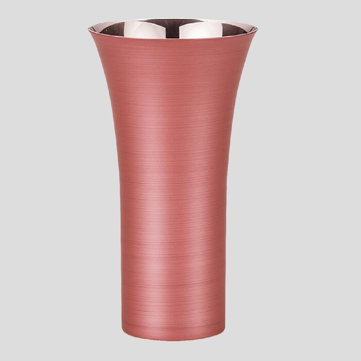 山中塗師細工 漆磨 シングル Ｌ パール 桃（電気容量380ml）
