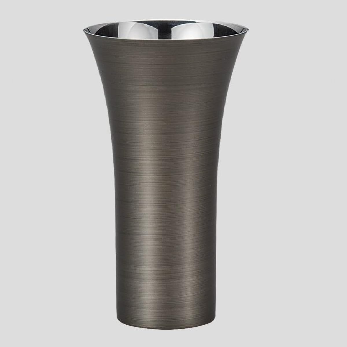 山中塗師細工 漆磨 シングル Ｌ パール 銀（電気容量380ml）