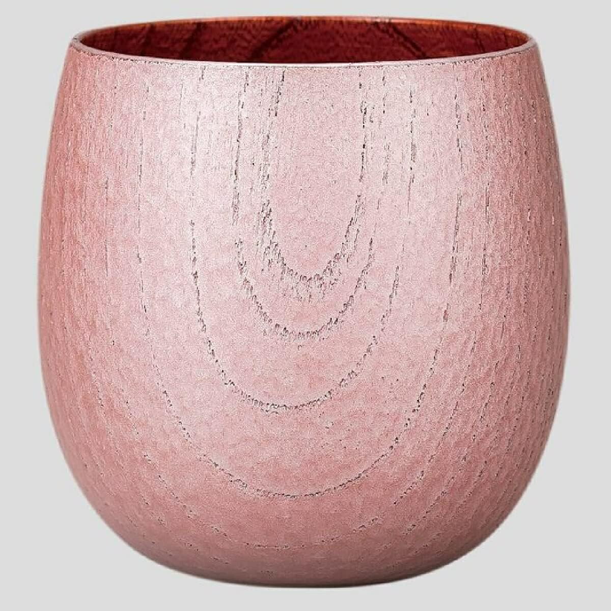 山中漆器 欅　たまゆらカップ　シルキーピンクあかね画像