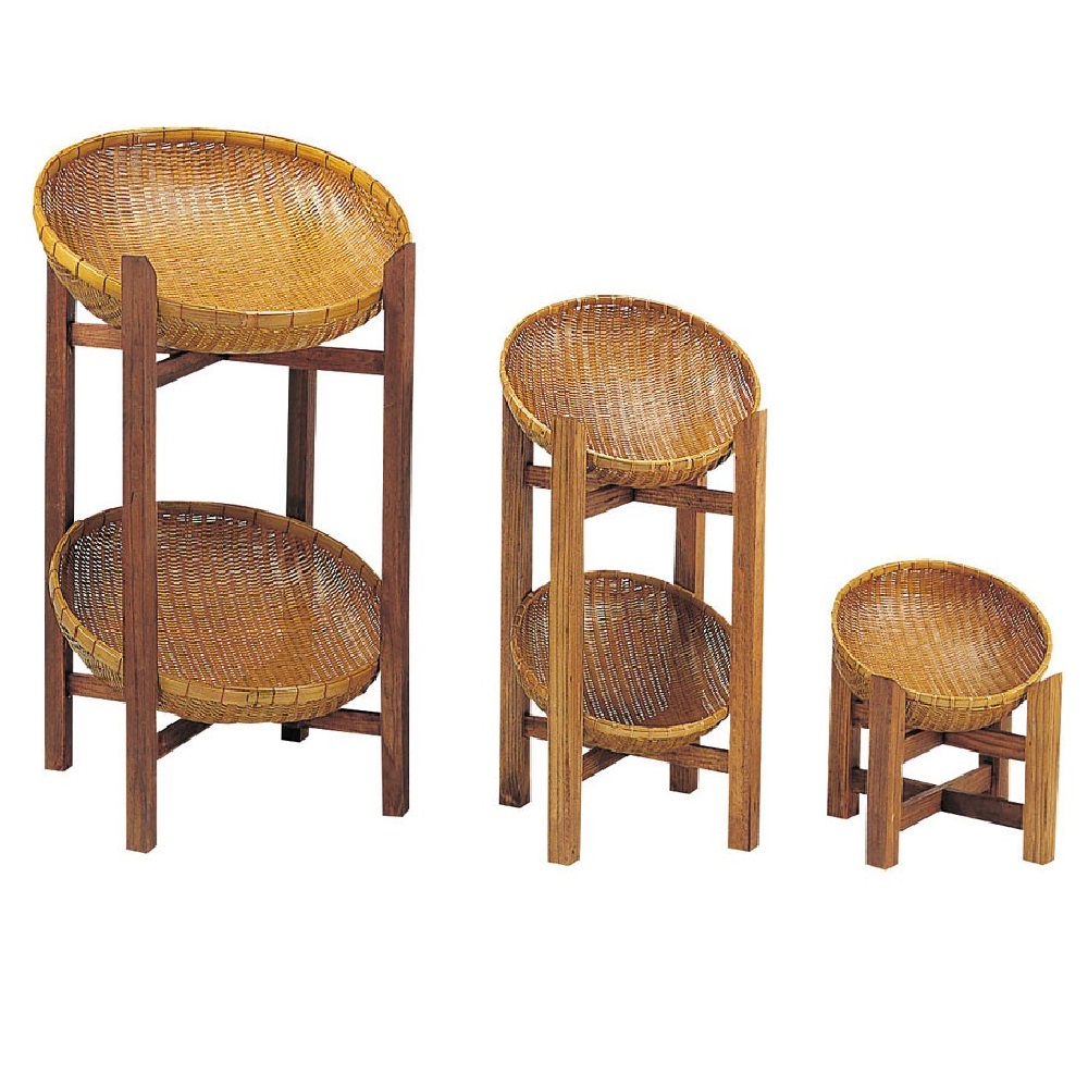 WOOD WORK 溜ざる什器☆設置も簡単、ちょっとしたスペースで活用できます。