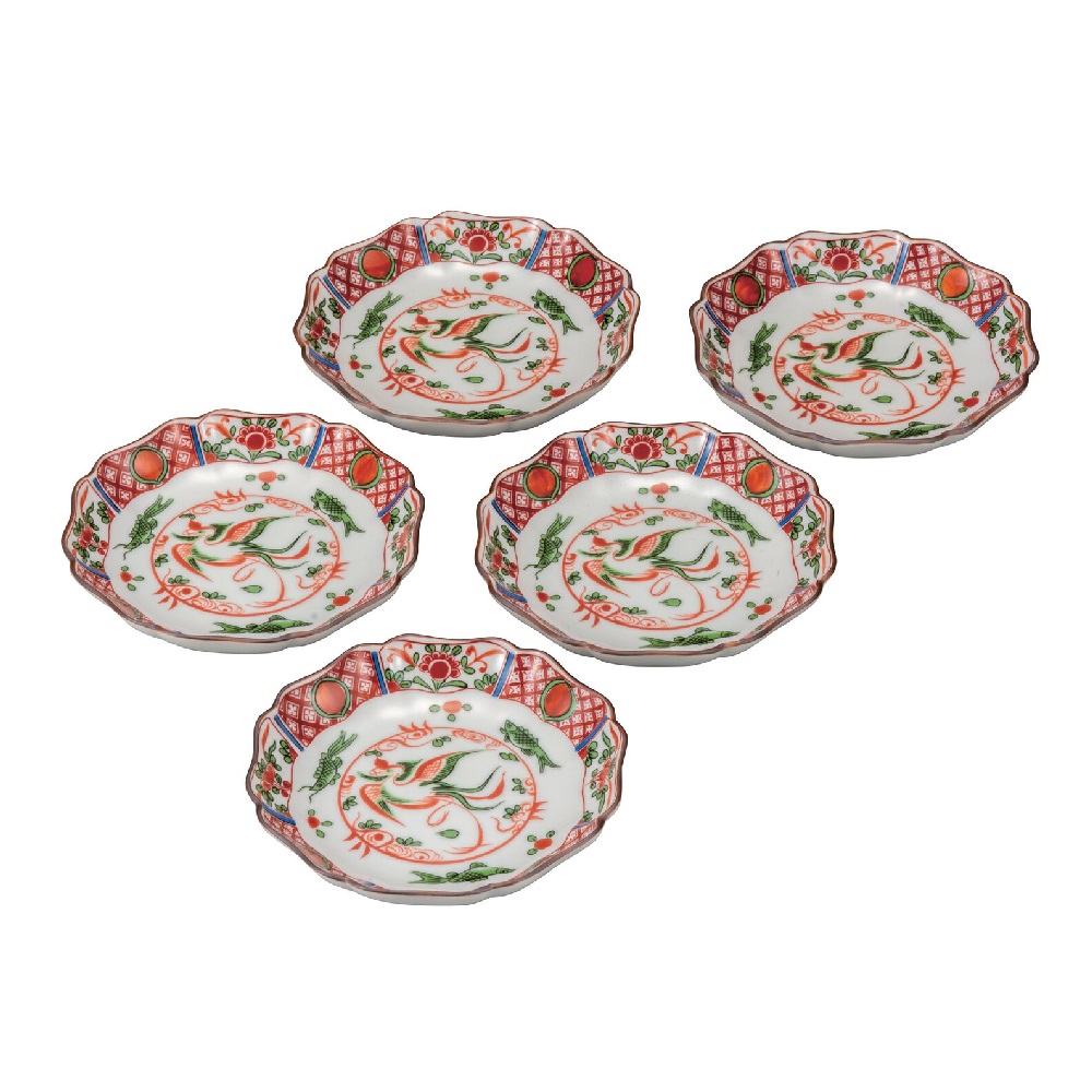 須田青華 作『赤絵 梅文 四寸 皿』二客 箱無 検 北大路魯山人 正木春蔵 楽天市場】九谷焼：呉須赤絵牡丹鳳凰文平鉢・正木春蔵《大皿