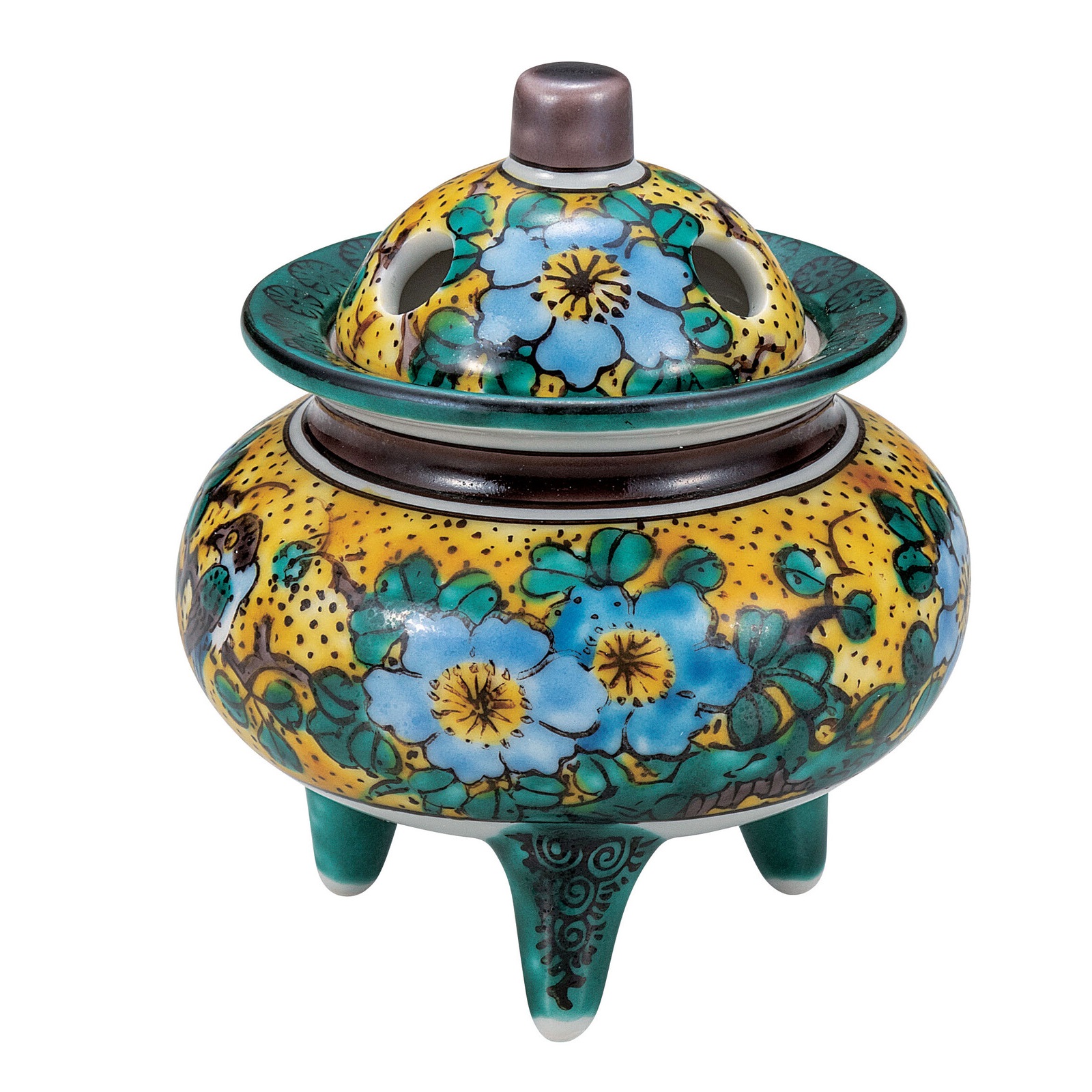 楽天市場】大酒清山 九谷焼香炉 吉祥文 [床の間飾り] : 九谷陶芸 北山