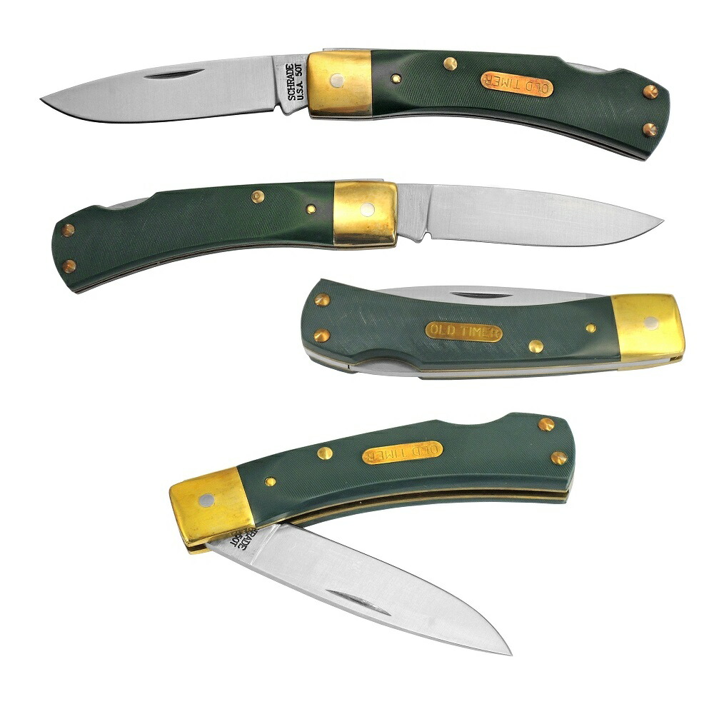 シュレード SCHRADE 5OTG グリーン ブルーイン