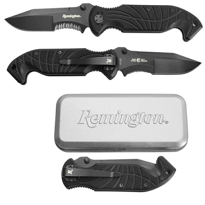 レミントン REMINGTON　RM890CC/TF　タンゴII　クリップ　半波　テフロンBK｜虹八-Kohya-