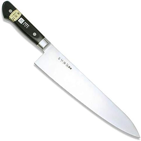 源兼正　Mシリーズ　全鋼 口金付 黒合板柄（本刃付） 360mm(2.5mm厚)KC-720　(クリアランス品)