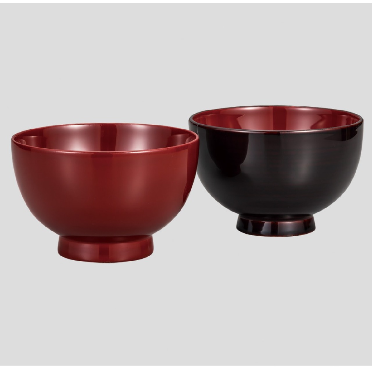 山中漆器 山中塗 背高夫婦椀　古代朱・溜内朱　MR漆　シンプル ｉｓ ベスト！オーソドックスな形状で手に持つとしっくり落ち着きます。　食器洗浄機にも対応！｜虹八-Kohya-