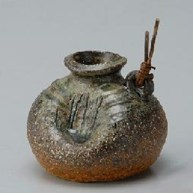 楽天市場】信楽焼升花入 作家「藤本秀」 : うつわや悠々