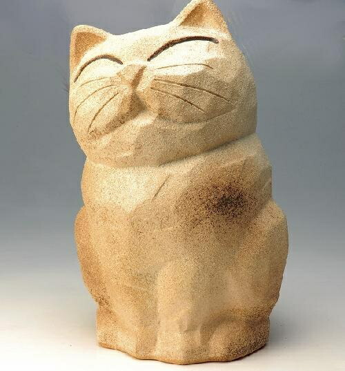 【信楽焼】傘立　猫