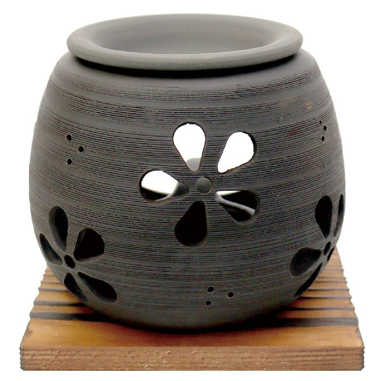 九谷焼　豆香炉花園 楽天市場】日本の伝統工芸品【九谷焼】3.2号豆香炉 花園 : 虹八