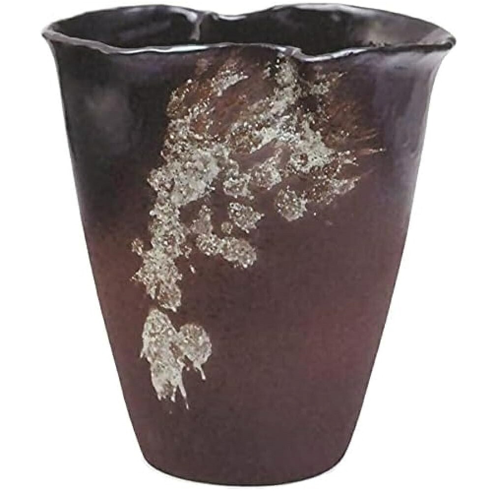 信楽焼 花器 茶窯変花入・10号｜虹八-Kohya-