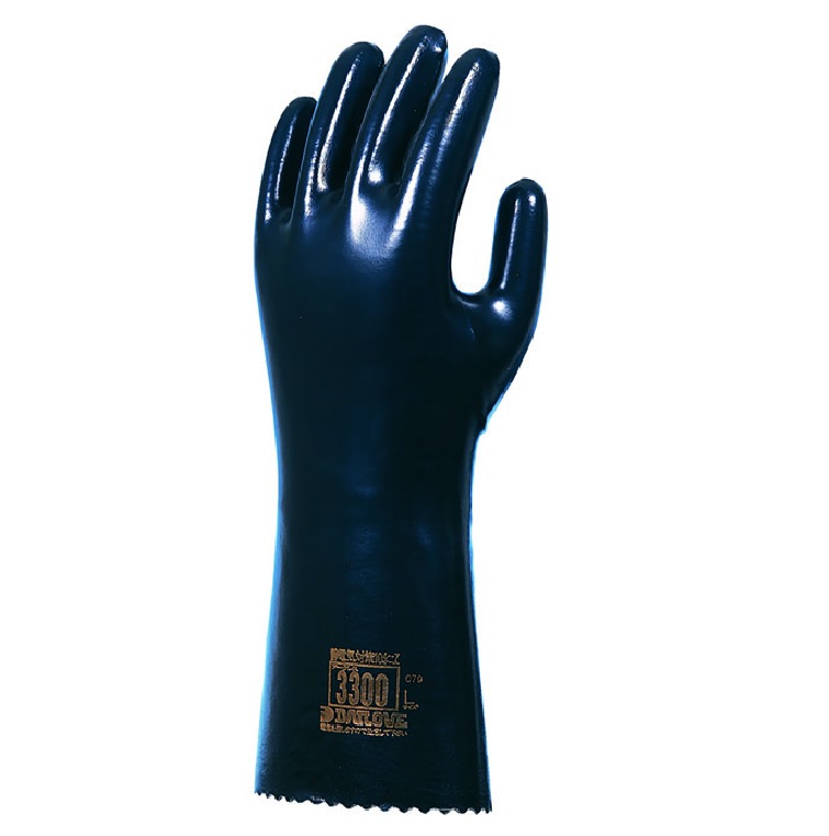 【10双セット販売】ダイヤゴム 静電気対策用手袋　ダイローブ3300｜虹八-Kohya-