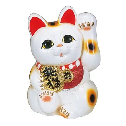 楽天市場】常滑焼招き猫 大入猫8号 (3167-2-86) 愛知県の工芸品