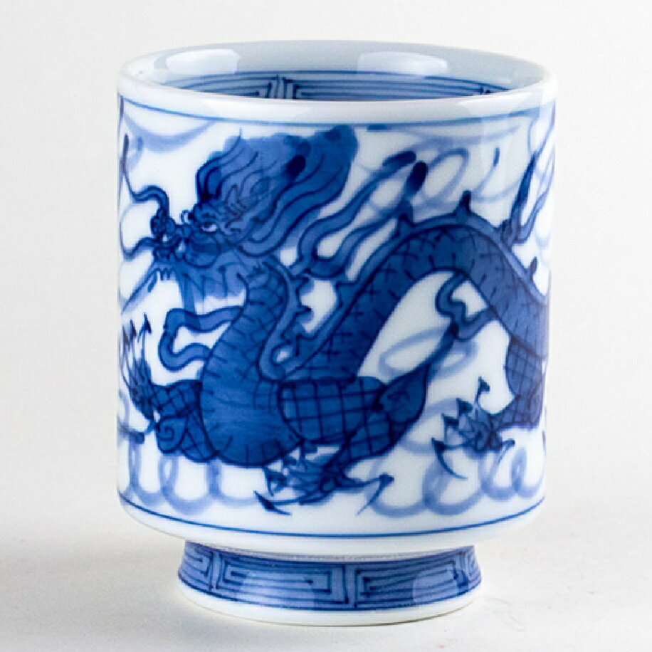 楽天市場】奥川俊右衛門 『 富士山文 』 湯呑碗 有田焼 青白磁