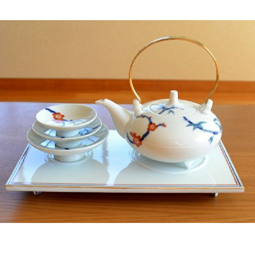 屠蘇器　松竹梅　三揃い 楽天市場】【クーポンで300円OFF】 日本製 屠蘇器 総朱 松竹梅 枠足 四