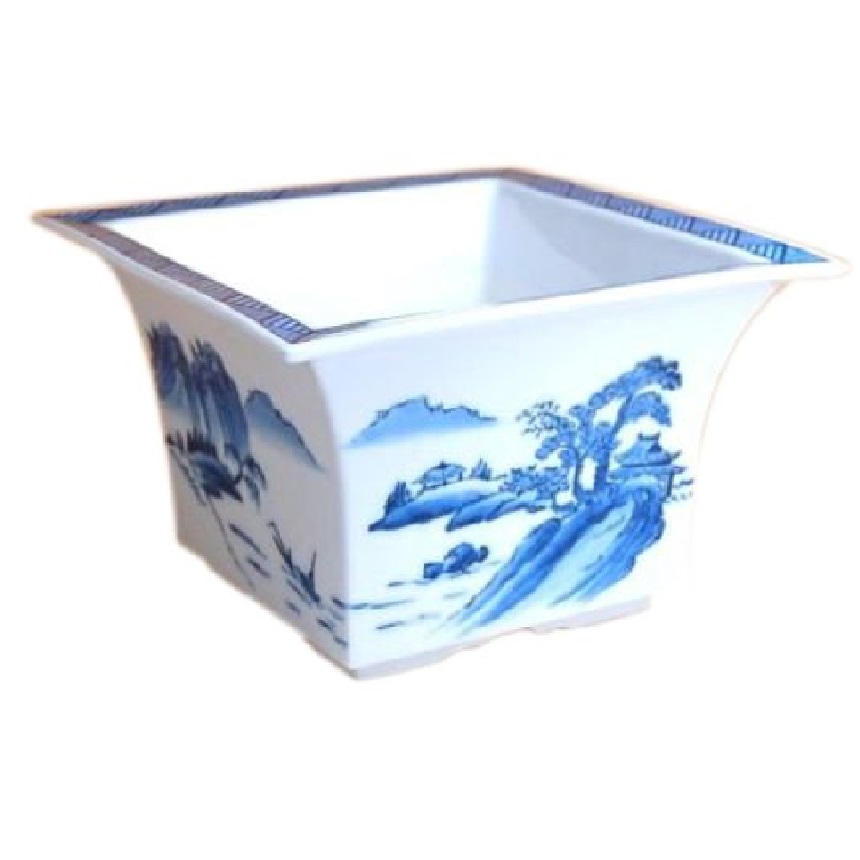 有田焼 植木鉢・山水 角型植木鉢（小） 21,097円