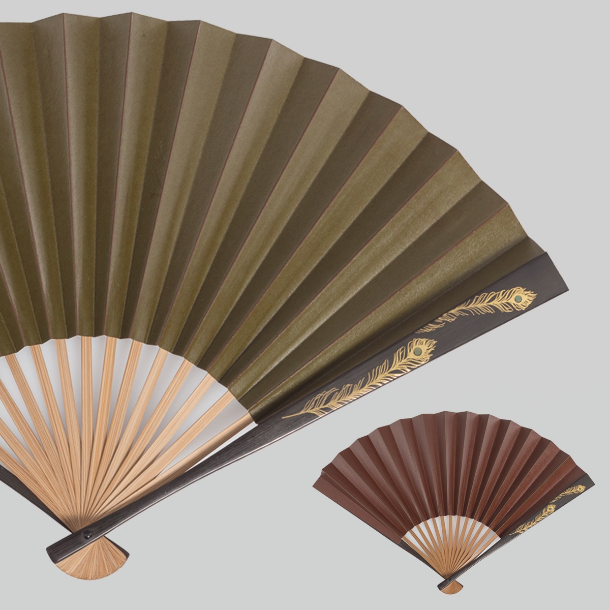扇子 響SUNTORY 非売品　限定品　和装小物 和小物 越前和紙　高級紙扇子 kisei0004-2.jpg