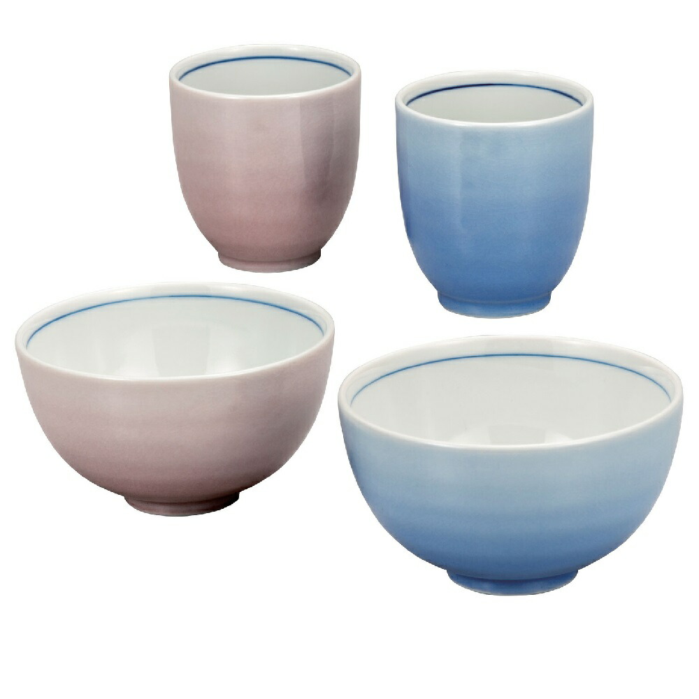 日本の伝統工芸品【九谷焼】睦揃 釉彩|虹八-Kohya-