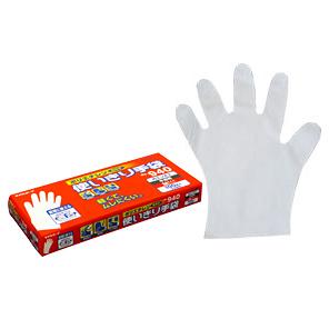 【24箱ケース販売】エステー　No.940　ポリエチレン使いきり手袋　100枚入（箱）半透明 16,500円