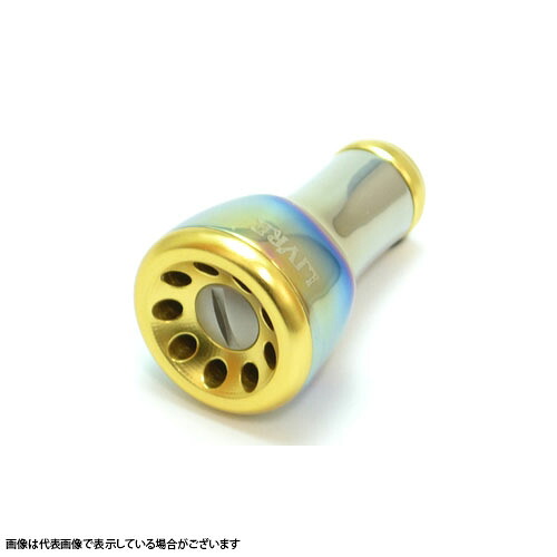 メガテック リブレ LIVRE ff (フォルテッシモ) ノブ単体 2個 (ファイヤー+ゴールドC) 製品番号 F2FGL-2