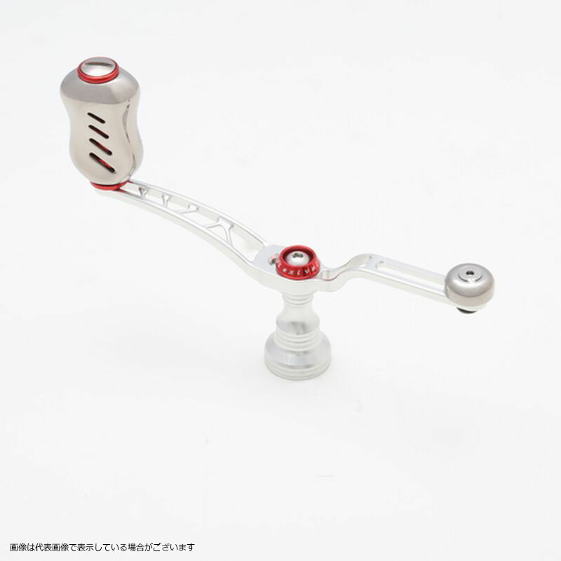 メガテック リブレ LIVRE UNION 52-58(ユニオン) Finoノブ シマノS2用 (シルバーP レッドG) 製品番号 UN52-58S2-SLR