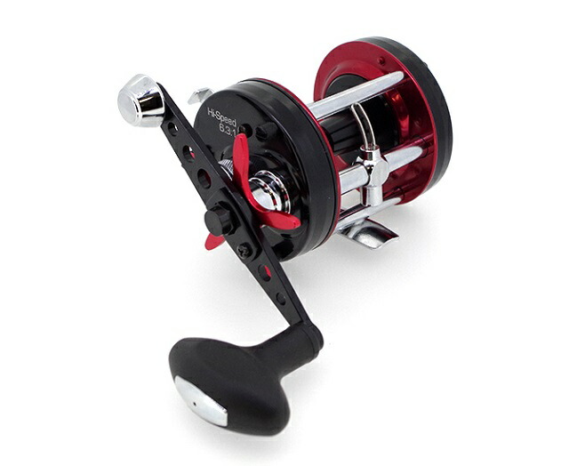 アブガルシア リール アンバサダ-６５００ＣＳ ROCKET Black\u0026Red High-Speed