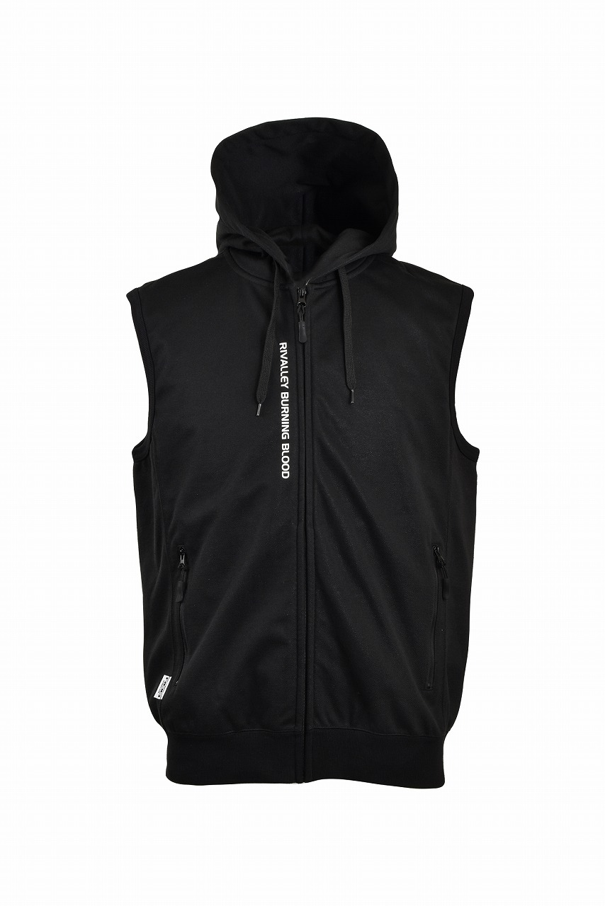 双進 防寒服アウター RBB WBストレッチベスト ブラック LL