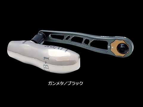 メガテック(LIVRE) BJT-102SDR-GMB BJ 102-110T シマノ&ダイワ右巻キ (ガンメタP+ブラックG)