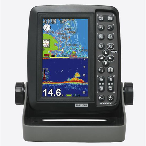 ホンデックス 魚探 ポータブルGPSプロッター魚探PS-611CN2ーDP Deep仕様(TD25) フィッシュポイントデータ入リ 4580113182788.jpg