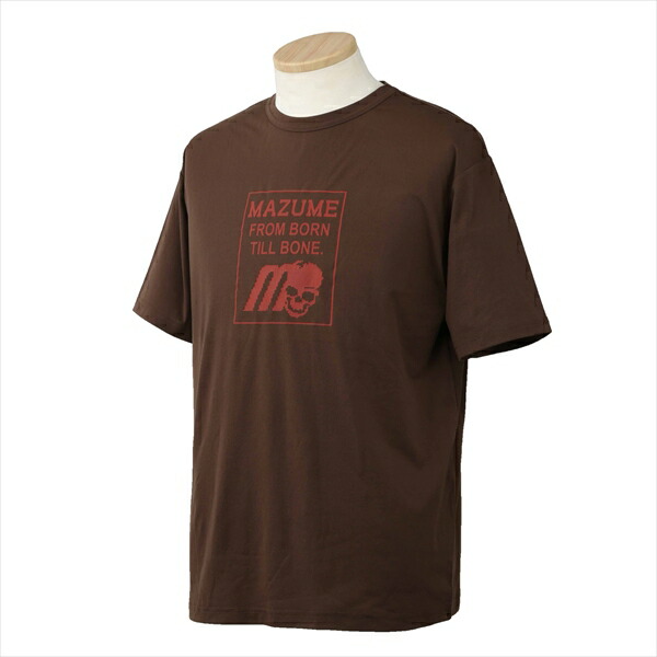 【訳あり】オレンジブルー ウェア MZAP-766mazume プライムフレックスTシャツ ロゴ ブラウン L