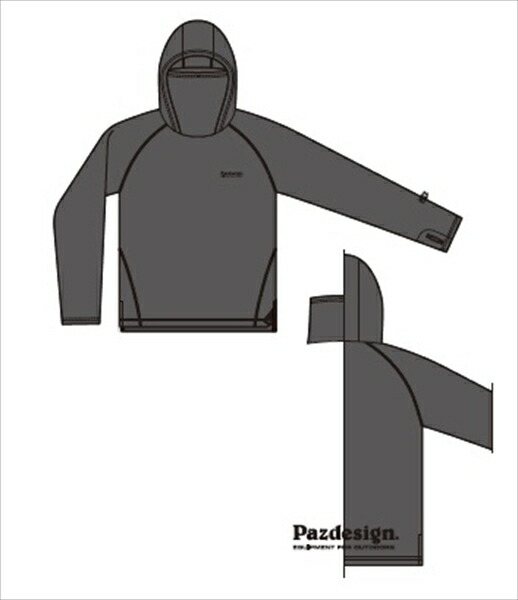 パズデザイン Wフリースフーディー Sサイズ(オリーブ) 返品種別A パズデザイン 防寒服アウター SJK-023 Wフリースパーカー3 オリーブ