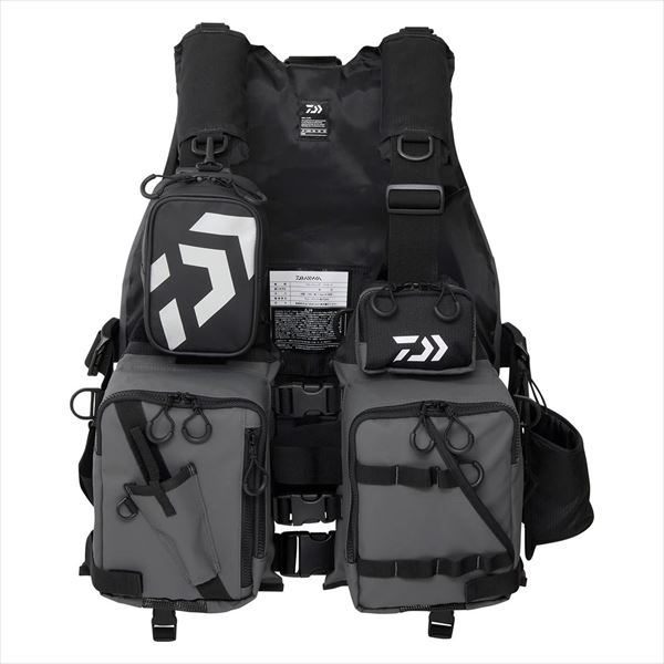 【格安】DAIWA PROVISOR ライフジャケット ブラック/グレー 楽天市場】ダイワ ライフジャケット DF-6224 フロートゲーム