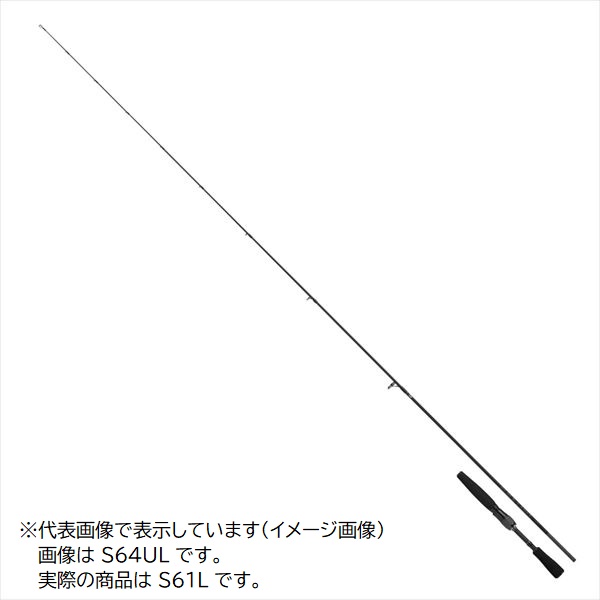 ダイワ バスロッド ブラックレーベル S61L (スピニング 2ピース)｜釣具のキャスティング　店