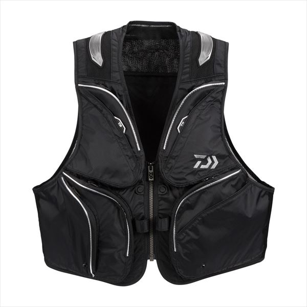 ダイワ フィッシングベスト DV-3025 フィッシングショートベスト ブラック S