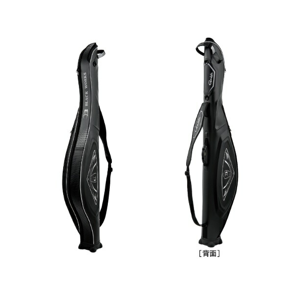 がまかつ ロッドケース 成型ハードロッドケース GC301 ブラック BLACK WORKS 142cm