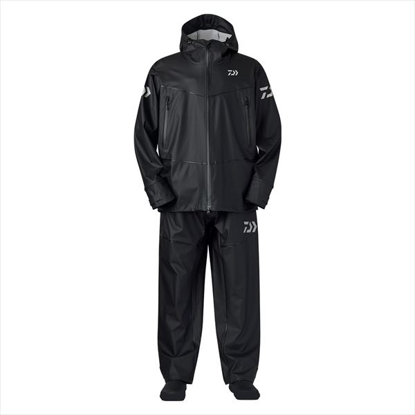 美品　ダイワ PUオーシャンライトレインスーツ グリーンカモ Ｌ ダイワ レインウェア DR-6023 PUオーシャンライトレインスーツ