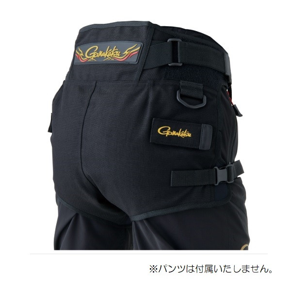 がまかつ ウェア GM3726 CORDURA(R) ヒップガード(ハイバックタイプ) ブラック L｜釣具のキャスティング　店