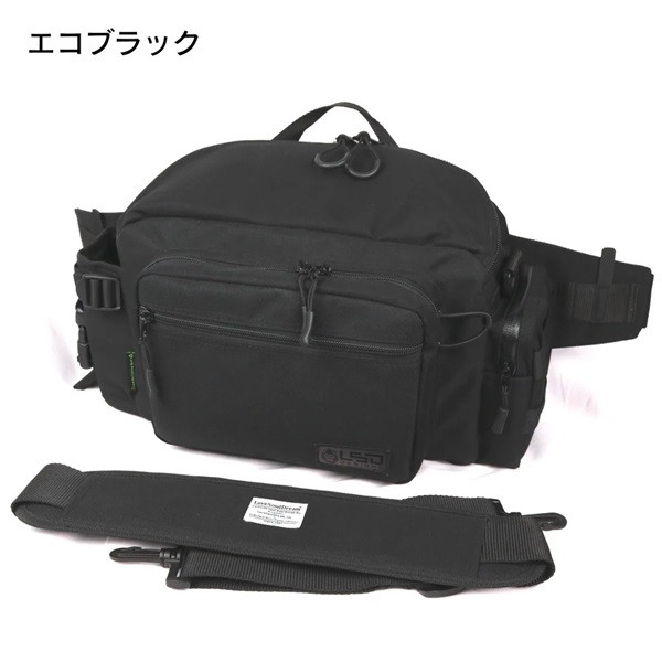 ＬＳＤ タックルバッグ ヒップバッグチューンドネオ #エコブラック