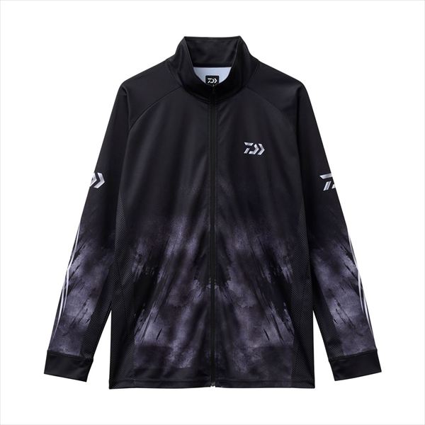 ダイワ 御召しもの DE-7725 エキスパートライトジップシャツ 黒いこと M