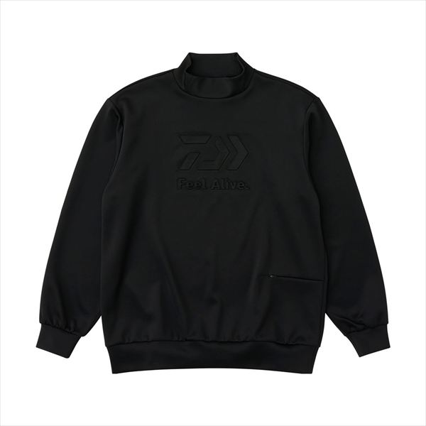 ダイワ 御召しもの DE-8725 DANROTECH スウェットモックネック 黒いこと M