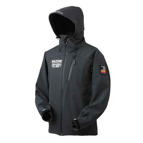 【特価】オレンジ色青味 防寒服アウター MZFW-874 mazume ウインドカットジャケット インキ黒いこと S
