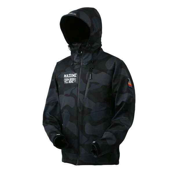 【特価】オレンジ色青味 防寒服アウター MZFW-874 mazume ウインドカットジャケット 緑であること家鴨 M
