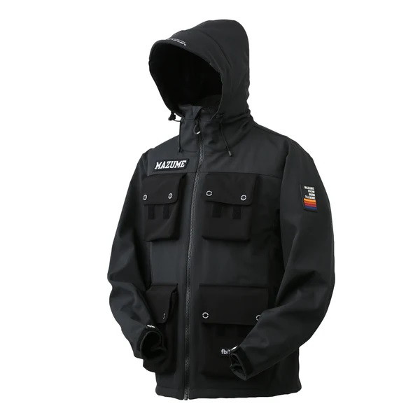 【特価】オレンジ色青味 防寒服アウター MZFW-877 mazume 陳列箱はね除けるMP上衣 インキ黒いこと L