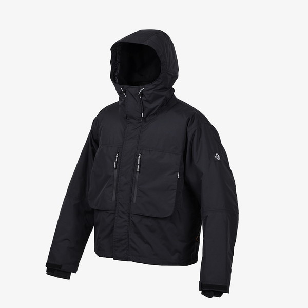 双進 防寒服アウター 5463 RV ウォームウェーディングジャケット 黒いこと XL