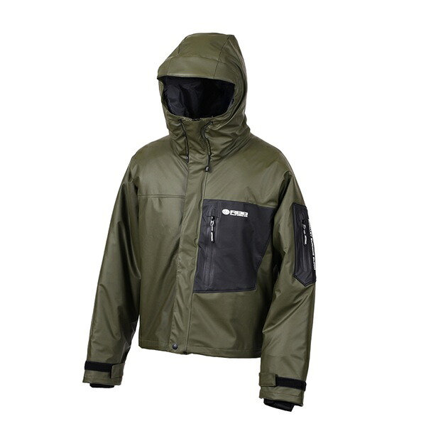 双進 防寒服アウター 7783 RBB フィッシャーマンWD上衣II オリーブ M
