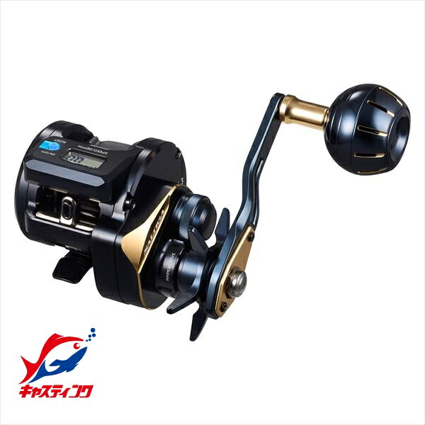 ダイワ ベイトリール 25ソルティガ集積回路 100L-C(左)
