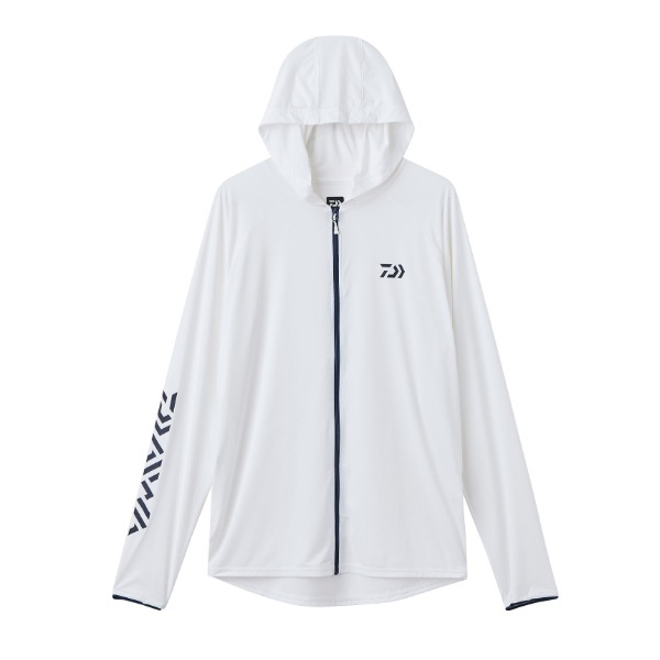 ダイワ ウェア DE-6125 ICEDRY フーディーラッシュガードフルジップ ホワイト 2XL 6,302円