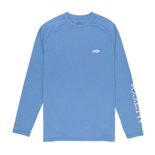 サンライン 御召しもの ロングプルオーバー M61140 Nautical Blue Hea S NauticalBlueHeather S