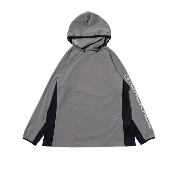 ジャッカル ウェア HU-B002 ドライメッシュフーディー グレー M