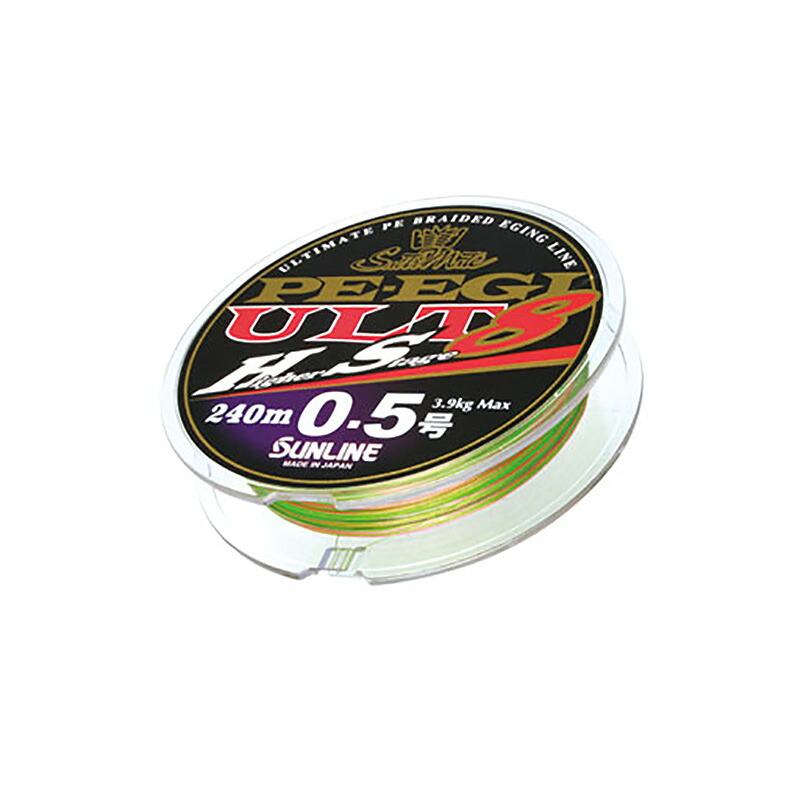 【ネコポス対象品】サンライン ソルティメイト PE エギ ULT HS8 240m HG #0.3|釣具のキャスティング 店
