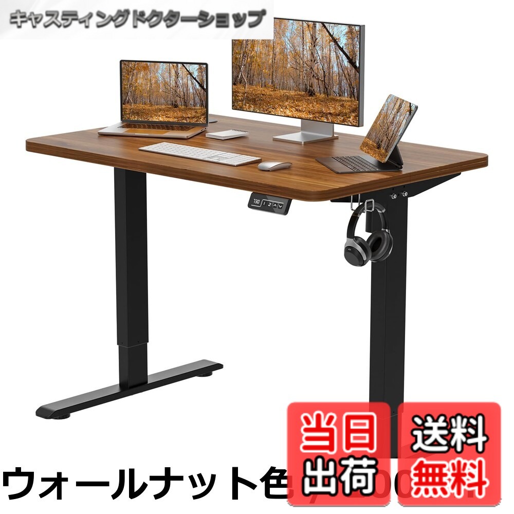 【送料無料】Anovara 昇降デスク 電動 昇降式デスク 電動昇降デスク 幅120cm 奥行60cm 上下昇降デスク スタンディングデスク オフィスデスク 高さメモリー機能 障害検知 静音